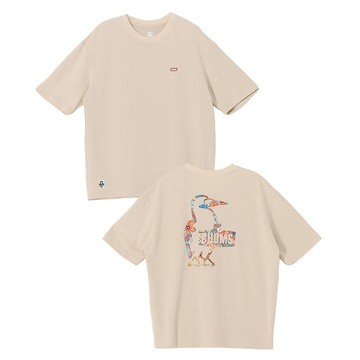CHUMS Hippie Trip Booby Logo T 男 短袖上衣 米灰色 CH012783G057