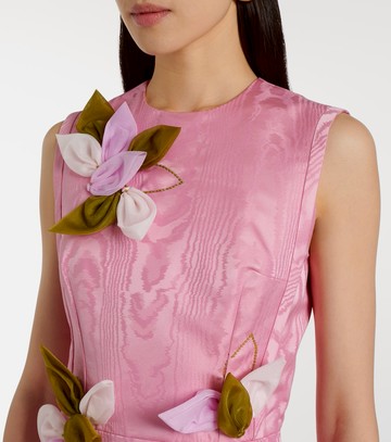 Emilia Wickstead Cappia floral-appliqué midi dress