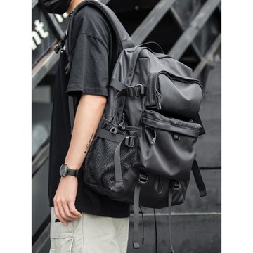 雙肩包男士背包潮牌大學生書包男初中高中大容量旅行包防水電腦包