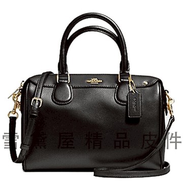 限時 滿3千賺10%點數↘ | ~雪黛屋~COACH 波士頓包小容量附長背帶國際正版保證進口防水防刮皮革品證購證塵套提袋等候10-15日C366241