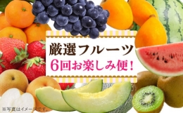 フルーツ定期便  旬の果物をお任せで6回お届け みかん ぶどう びわ すいか 梨 いちご メロン キウイなど   南島原市   長崎県農産品流通合同会社 [SCB010]