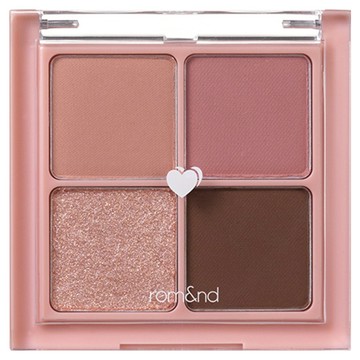 rom&nd 浪漫四色眼影盤 02 Dry Rose 乾燥玫瑰 台灣公司貨 正品  1個