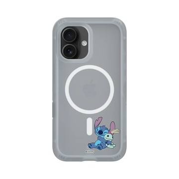 iPhone 16 AirX 流變灰 - 迪士尼-史迪奇 Disney Stitch - 史迪奇 - 迷你史迪奇與Scrump