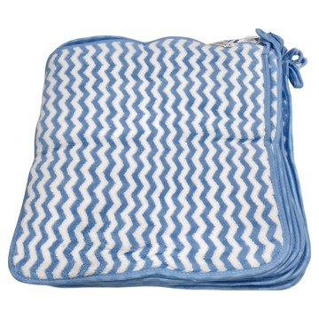 魔法阿桑 彩紋珊瑚絨抹布 12入 高吸水 不易掉毛  35 x 35cm  1包