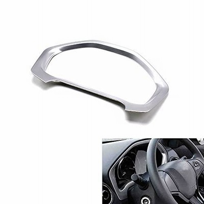 Wellvie ヴェゼル メーターパネル ABS インテリア ガーニッシュ 内装 カスタム ホンダ VEZEL カー用品 カーパーツ 車専用  シルバー