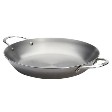 de Buyer 畢耶 原礦蜂蠟 雙握耳平底鍋  32cm  1個