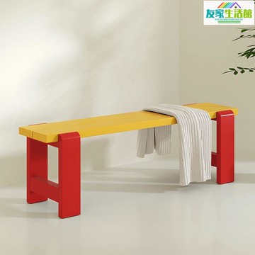 免運 網紅打卡椅子多巴胺長條凳門口極窄換鞋凳玄關島臺長餐凳臥室床凳 TJ-D-1115 快速出貨 公司貨 開發票