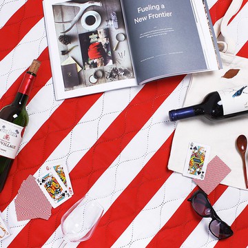 特厚鋪棉防潑水野餐墊/帳篷地墊/防寒墊 幸福沙龍