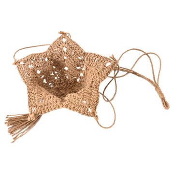 Hanging rope 麻繩懸掛花盆掛架  101.6*17.78*63.5cm  1個  棕色