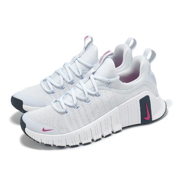 訓練鞋 Wmns Free Metcon 6 女鞋 灰白 桃紅 健身 穩定 支撐 運動鞋 FJ7126-004