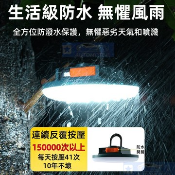磁吸式多功能露營燈 高亮掛鉤燈 夜市燈 無線LED燈 野營燈 擺攤燈 飛碟燈 LED露營燈 應急照明燈 充電燈 LED燈