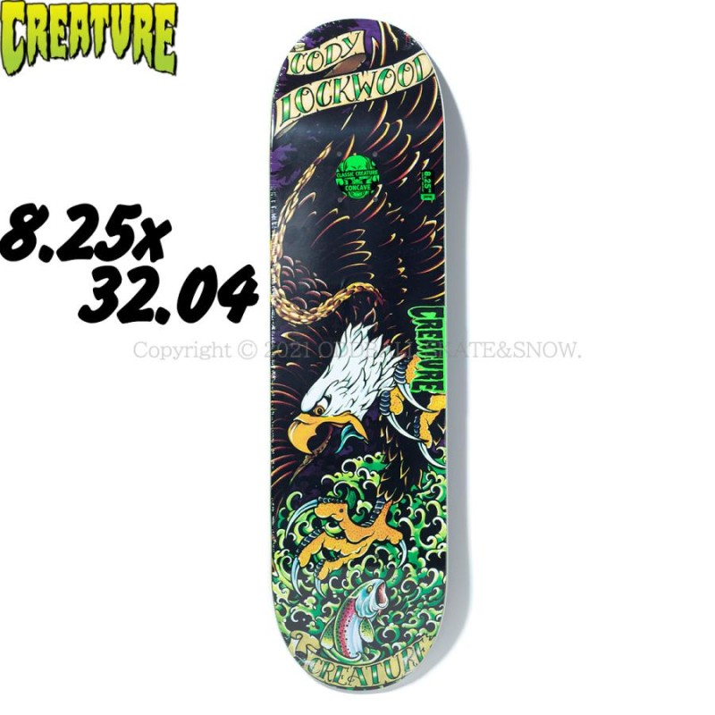 CREATURE SKATEBOARDS BEAST OF PREY LOCKWOOD 8.25 クリーチャー 