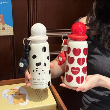 紅鼻子316不銹鋼保溫杯保冷杯高顏值隨行水杯女新年情侶生日禮物