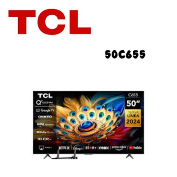 50C655 50吋 QLED Google TV 量子智能連網液晶顯示器 (含基本安裝)
