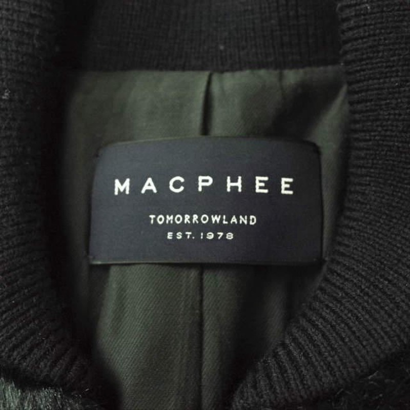 大人上品なおすすめコーデ MACPHEE マカフィー フェイクファージップアップブルゾン 12-07 トップス