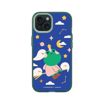 iPhone 15 Clear 憂墨綠 - Niniwanted - Frog Wizard