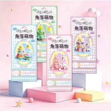 ✨臺灣出貨✨新款浮雕貼紙疊疊樂女孩手工DIY小擺件3D解壓裝飾貼兒童益智貼紙