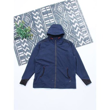 外貿秋冬男士大碼寬松加絨保暖連帽夾克戶外防風防水薄絨風衣外套