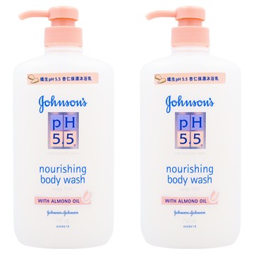嬌生嬰兒PH5.5杏仁保濕沐浴乳 750ml 經皮膚科檢測 100%不含皂  2瓶