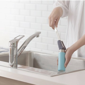 日本MARNA 瓶壺清潔刷-窄型 日本製