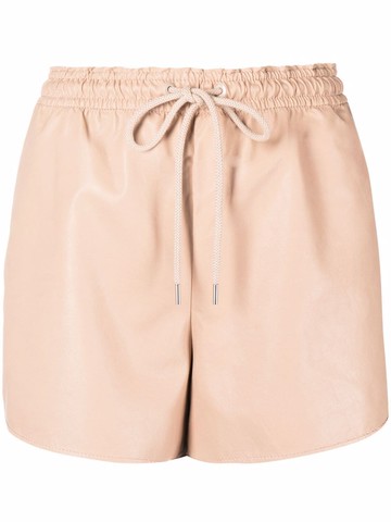 Stella McCartney - Alter Mat track shorts - women - Viscose - 38 - Pink