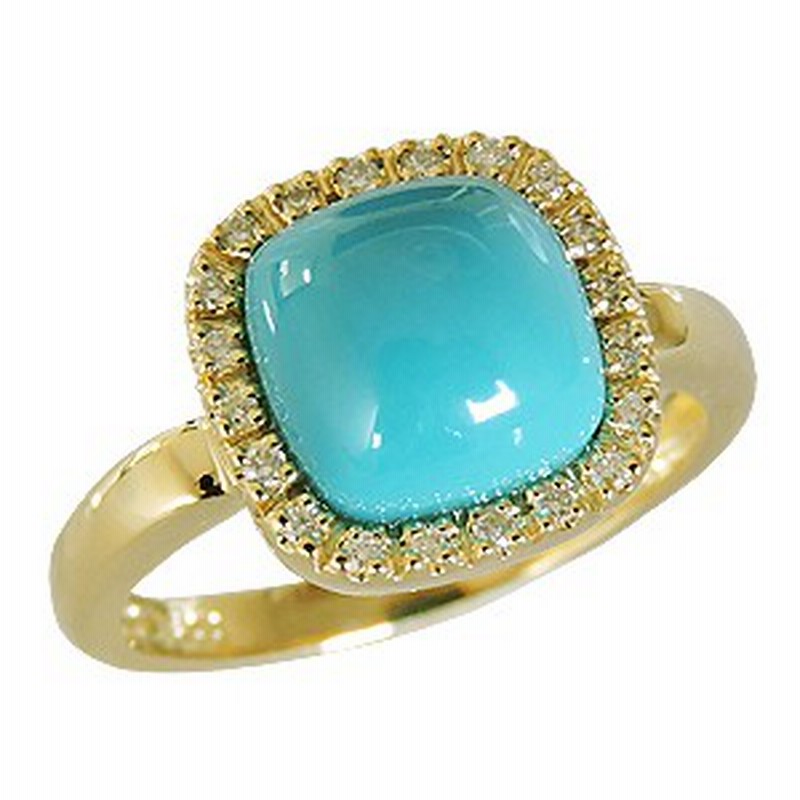 Turquoise K18トルコ石 ダイヤモンドリング (NO.304880) – JEX