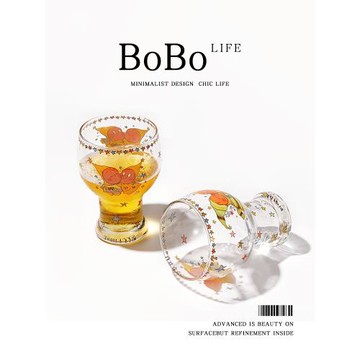 「BOBO」星星人啤酒杯大容量玻璃杯扎啤杯高顏值2024新款精釀杯