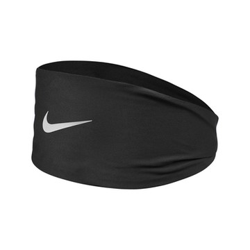 Nike 頭帶 Fury Classic 黑白 寬版 速乾 矽膠條 止滑 運動 籃球 健身 網球 髮帶 N101295302-7OS