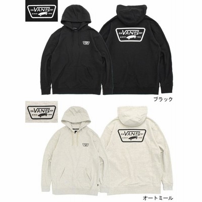 VANS バンズ プルオーバーパーカー FULL PATCHED セメント バンズ パーカー プルオーバー VANS メンズ フル パッチ ( Full