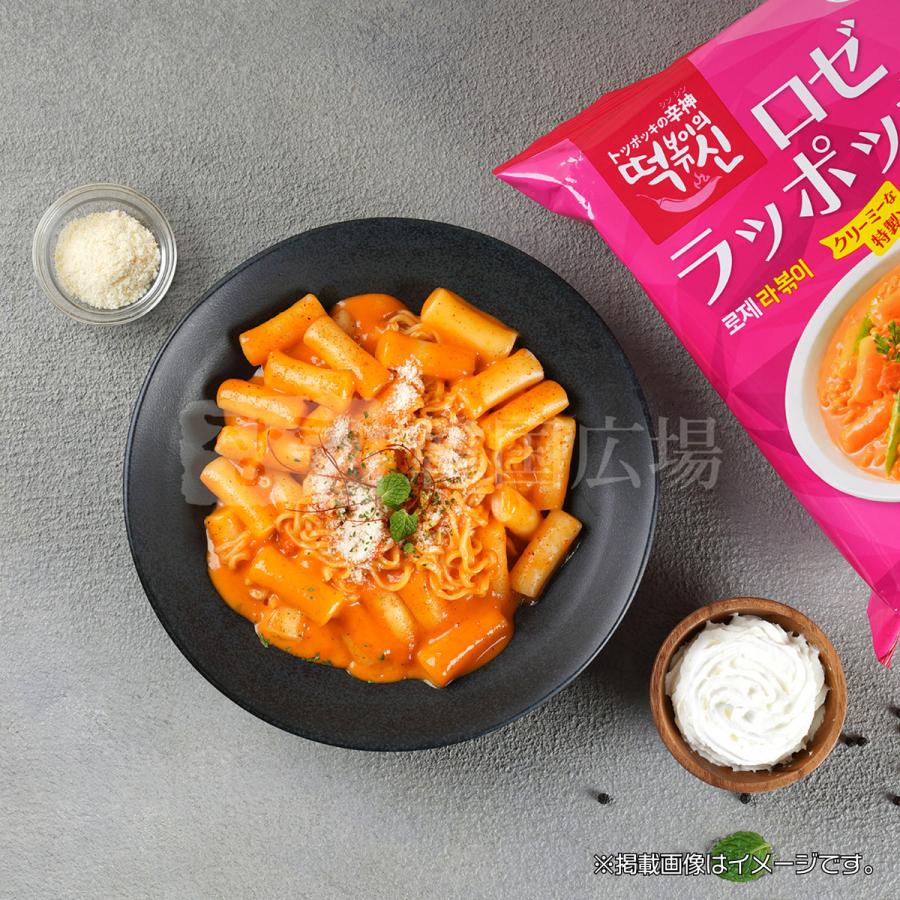 東遠 ロゼラッポッキ 340g (2人前)   韓国食品 韓国餅