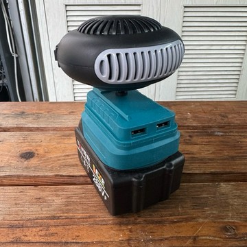 牧田款暖風 機 雙USB輸出 露營取 暖 2段式開關可調 露營用品 戶外用品