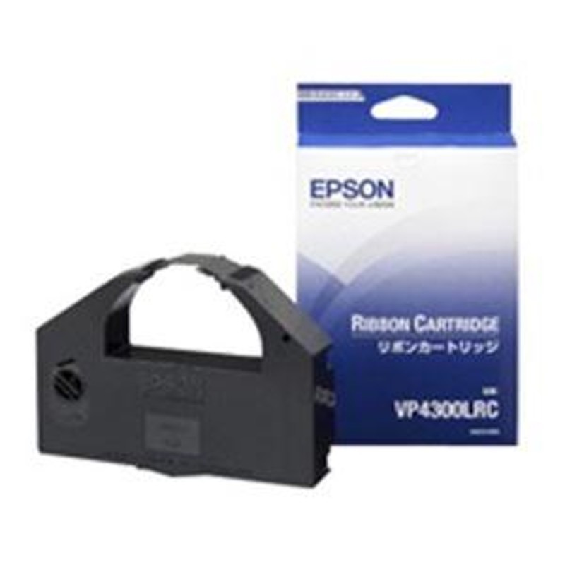 訳あり・在庫処分〕〔純正品〕 EPSON（エプソン） リボンカートリッジ VP4300LRC 黒 LINEショッピング