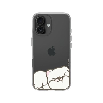 iPhone 16 Clear Case（相機按鈕） 透明 - 嗨小強 Hi John - 滿版小強