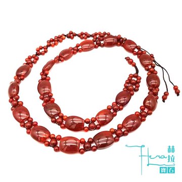 Hera 赫拉  A級玉髓腰帶腰鍊/紅玉髓/黑玉髓-2色