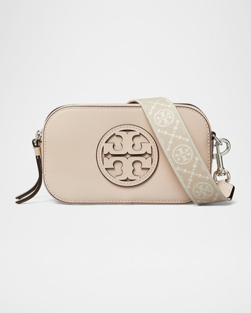Miller Mini Zip Leather Camera Crossbody Bag