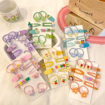 小女孩可愛卡通發夾女童劉海碎發夾子頭飾寶寶前額兒童后腦勺發卡