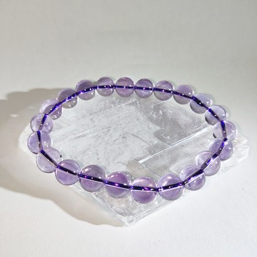 【訂製品】紫水晶 淺色  巴西 5-12mm  手串 天然水晶