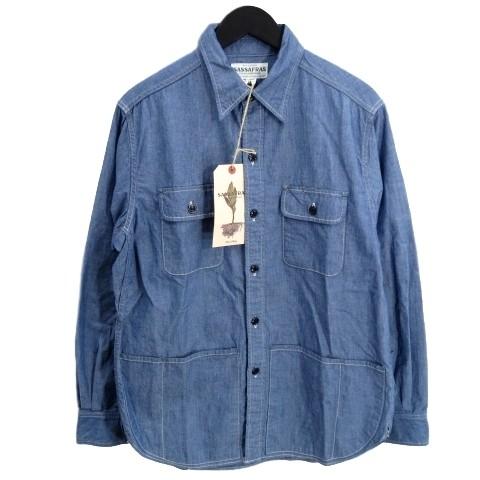 最高品質の SASSAFRAS 未使用 ササフラス SF-181306 SHIRT APRON C&P.O. トップス