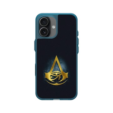 iPhone 17 Clear (相機按鈕) 夜幕藍 - Assassin's Creed - Origins Logo