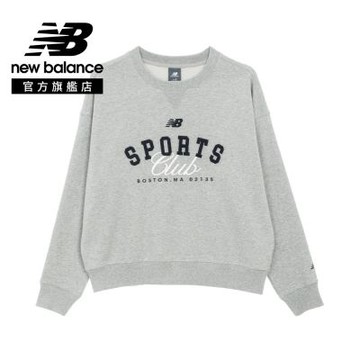 【New Balance】SPORTS長袖衛衣_女性_灰色_WT61O0ZWGHM
