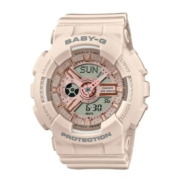 BABY-G 粉嫩色調雙顯電子錶