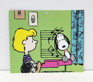 【震撼精品百貨】史奴比Peanuts Snoopy ~SNOOPY 大卡片-照相綠黃#43740