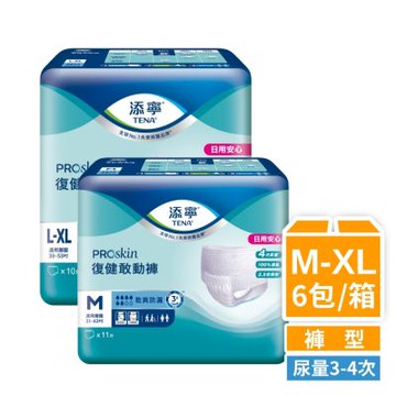 添寧 復健敢動褲M/L-XL(6包/箱購 褲型 成人紙尿褲/復健褲)