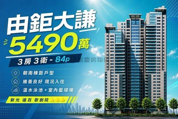 由鉅大謙｜正七期！現代輕奢精裝雙主臥+連號雙車位｜台中市西屯區市政北七路