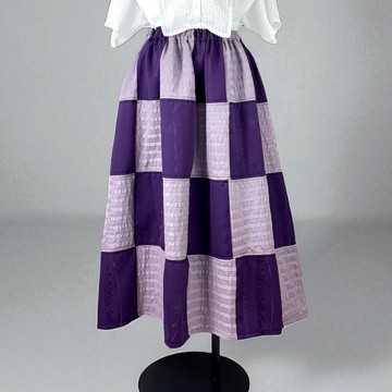 紫色 || 和服 || 拼布 || 長裙