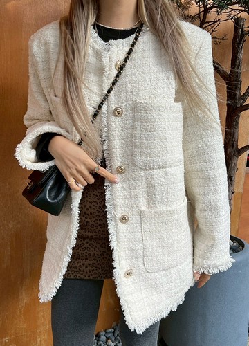 高訂系列-15％羊毛鋪棉小香外套