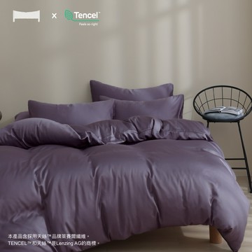 【UN#】天絲60支 台灣製｜薰衣紫 100%TENCEL奧地利純天絲《床包被套組》台灣製/萊賽爾/天絲床包