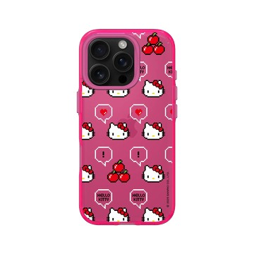 iPhone 16 Pro Clear 粉漾桃 - 三麗鷗-Hello Kitty - Retro Hello Kitty