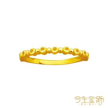 【今生金飾】圈圈圓圓戒 黃金戒指