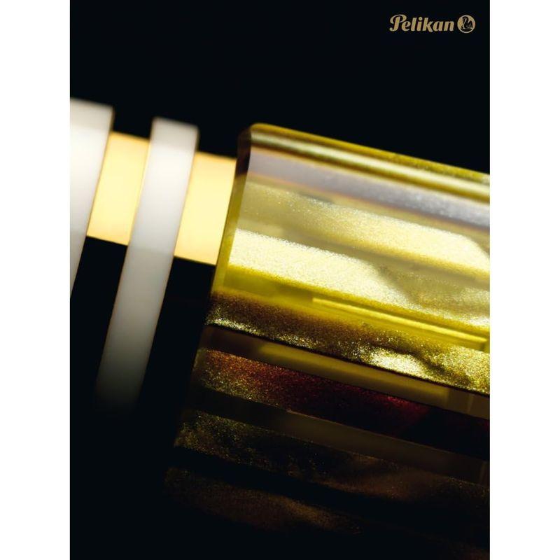 Pelikan ペリカン 万年筆 F 細字 ホワイトトータス スーベレーン M400